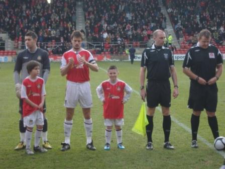 Lining up with Wrexham