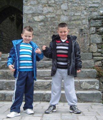 Harlech Castle on Guard with James